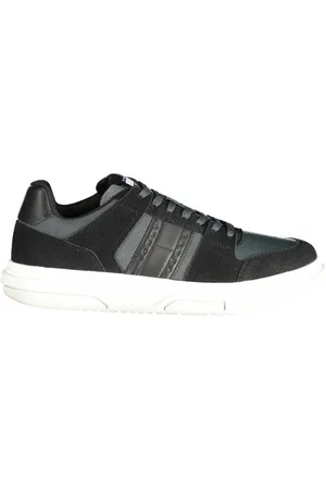 Tommy Hilfiger Sko, Herre, Sort, 46 EU, Læder, Sort Læder Herre Sneaker