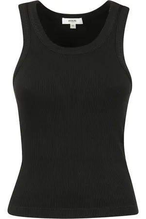 AGOLDE Top, Dame, Sort, M, Bomuld, Poppy Tank Top i bomuld