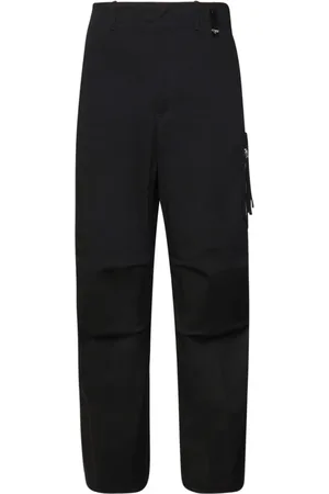 Fendi Bukser, Herre, Sort, XL, Sorte cargobukser med lommer