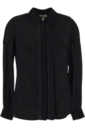 Elisabetta Franchi Bluser & Skjorter, Dame, Sort, S, Dametøj Skjorte Mode