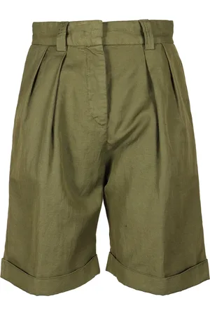 Aspesi Shorts, Dame, Grøn, XS, Militærgrøn Bermuda Shorts
