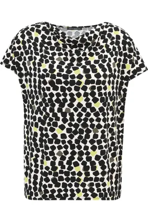 Betty Barclay Bluser & Skjorter, Dame, Flerfarvet, 2XL, Uld, Dot-Design Printshirt til Byture og Rejser