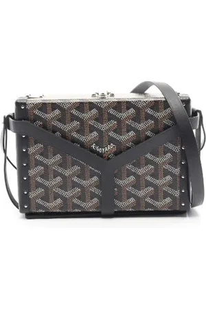 GOYARD Pre-owned, Dame, Sort, ONE SIZE, Uld, Pre-owned Canvas crossbody-tasker