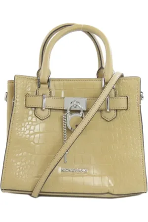 Michael Kors Pre-owned, Dame, Brun, ONE SIZE, Uld, Pre-owned Laeder hndtasker
