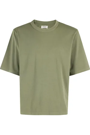 TELA Top, Herre, Grøn, XL, Bomuld, Militærgrøn Oversized T-shirt