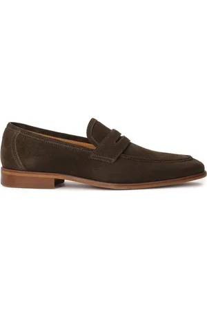 Kazar Sko, Herre, Brun, 45 EU, Suede, Herresuede loafers i brun farve