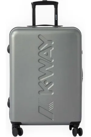 K-Way Kuffert, unisex, Grå, ONE SIZE, Mellem Trolley Kuffert