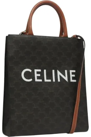 Céline Pre-owned, Dame, Sort, ONE SIZE, Uld, Pre-owned Laeder celine-tasker