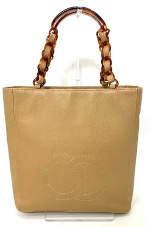 CHANEL Pre-owned, Dame, , ONE SIZE, Uld, Pre-owned Laeder chanel-tasker