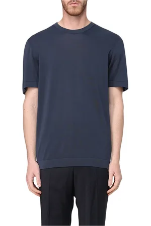 DRUMOHR Top, Herre, Blå, XL, Frostet T-shirt til mænd