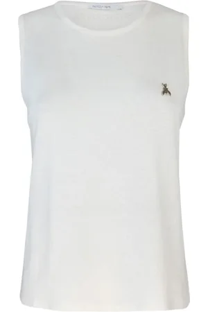 Patrizia Pepe Top, Dame, Hvid, S, Hvid T-shirt