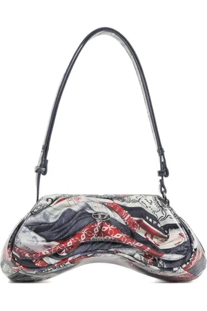 Diesel Taske, Dame, Flerfarvet, ONE SIZE, Printet Play Crossbody Taske