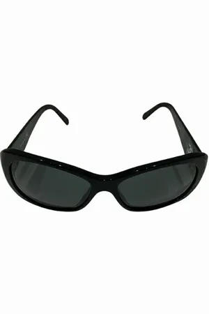 CHANEL Pre-owned, Dame, Sort, ONE SIZE, Tyl, Pre-owned Plast solbriller