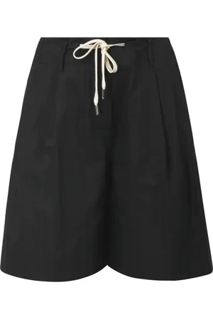 Jucca Shorts, Dame, Sort, S, Bomuld, Bomuldsshorts med bæltestropper