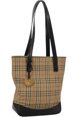 Burberry Pre-owned, Dame, , ONE SIZE, Uld, Pre-owned Canvas totes