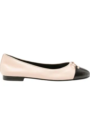 Tory Burch Sko, Dame, Lyserød, 40 EU, Læder, Rosa Læder Ballerina Flats