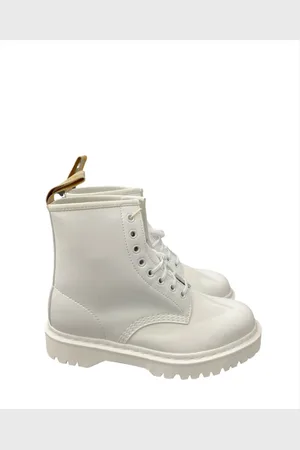 Dr. Martens Sko, Dame, Hvid, 38 EU, 1460 Bex Mono Kemble Vegan Støvler