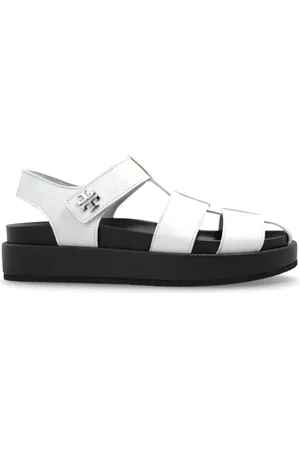 Tory Burch Sko, Dame, Hvid, 38 EU, Læder, Kira sandaler