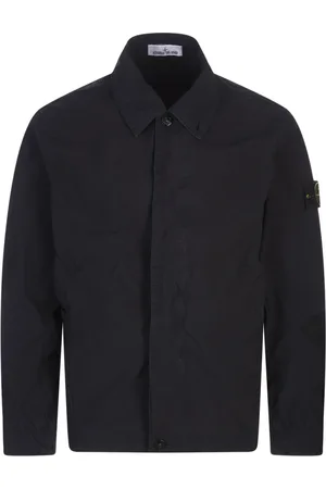 Stone Island Jakke, Herre, Blå, M, Polyester, Blå Polyester Tøj til Mænd