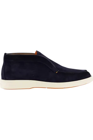 santoni Sko, Herre, Blå, 40 1/2 EU, Klassiske sorte loafersko