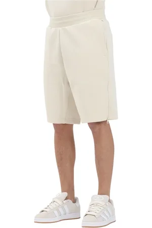 EA7 Shorts, Herre, , S, Hvide sporty shorts regular fit forår/sommer