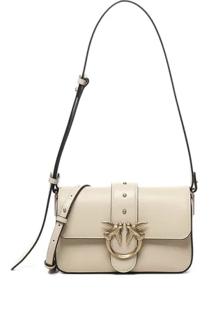 Pinko Taske, Dame, , ONE SIZE, Uld, Læder Crossbody Skuldertaske