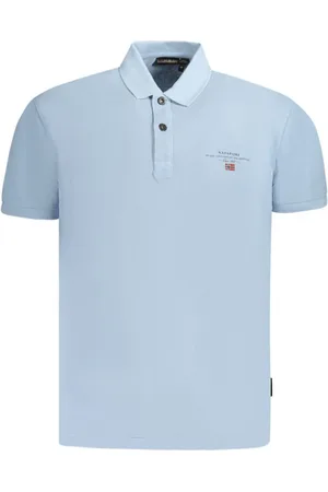 Napapijri Top, Herre, Blå, XL, Lysblå Herre Polo Skjorte