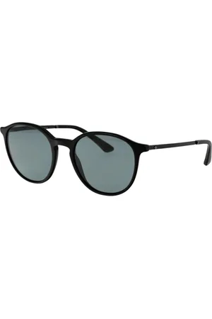 Giorgio Armani Tilbehør, Herre, Sort, 51 MM, Luksus Firkantet Ramme Solbriller
