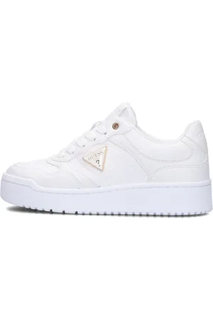 Guess Sko, Dame, Hvid, 37 EU, Uld, Hvide lave sneakers Miram