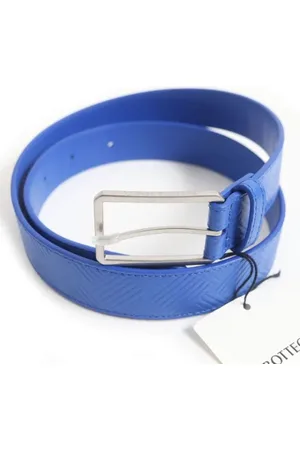 Bottega Veneta Pre-owned, Herre, Blå, ONE SIZE, Læder, Pre-owned Laeder baelter