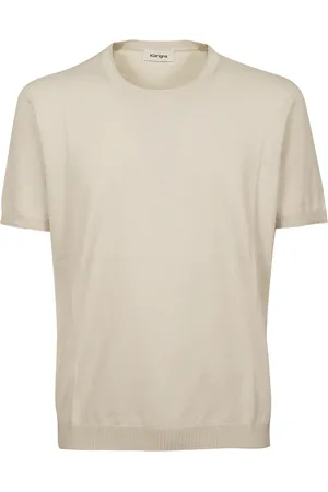 KANGRA CASHMERE Top, Herre, , M, Bomuld, Bomuld Linned T-shirt