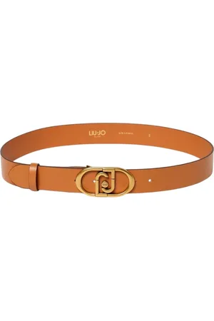 Liu Jo Tilbehør, Dame, Brun, L, Læder, Luksus Læderbælte Elegant Design