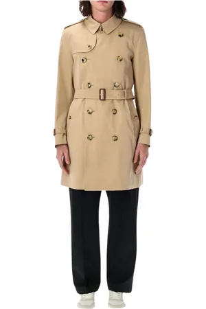 Burberry Frakke, Herre, Gul, M, Tidløs Honning Trenchcoat