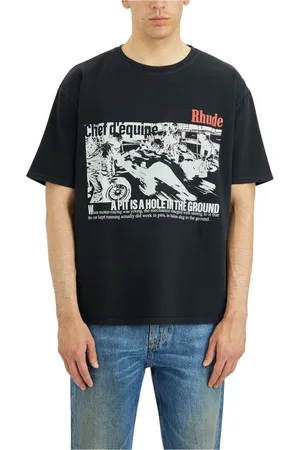 Rhude Top, Herre, Sort, M, Verdensmestre T-shirt