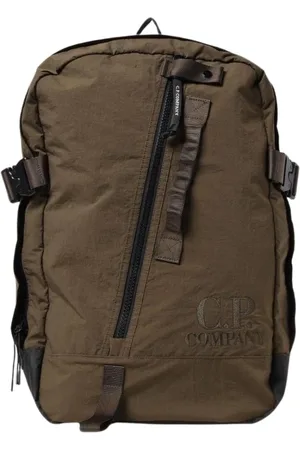 C.P. Company Taske, Herre, Grøn, ONE SIZE, Sort rygsæk med flere rum