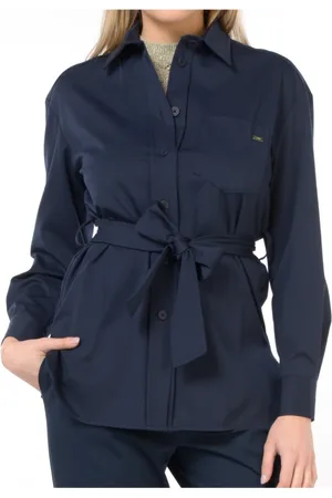 Kaos Bluser & Skjorter, Dame, Blå, L, Jersey Skjorte Rp1Co010