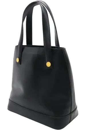Hermès Pre-owned, Dame, Sort, ONE SIZE, Tyl, Pre-owned Laeder totes