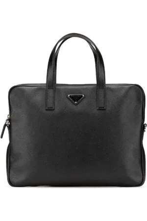 Prada Pre-owned, Herre, Sort, ONE SIZE, Læder, Pre-owned Laeder prada-tasker