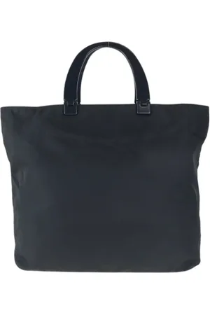 Prada Pre-owned, Dame, Sort, ONE SIZE, Nylon, Pre-owned Canvas totes