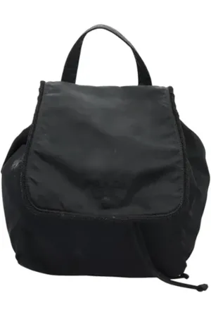 Prada Pre-owned, Dame, Sort, ONE SIZE, Nylon, Pre-owned nylon rygsaekke