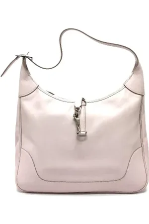 Hermès Pre-owned, Dame, Lyserød, ONE SIZE, Uld, Pre-owned Laeder skuldertasker