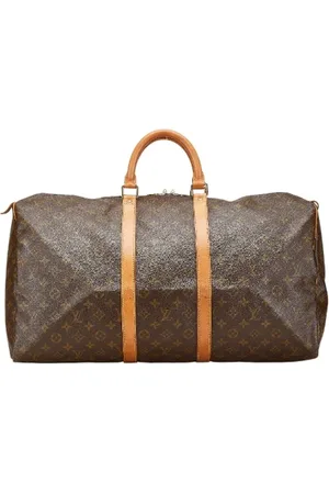LOUIS VUITTON Pre-owned, unisex, Brun, ONE SIZE, Tyl, Pre-owned Canvas rejsetasker