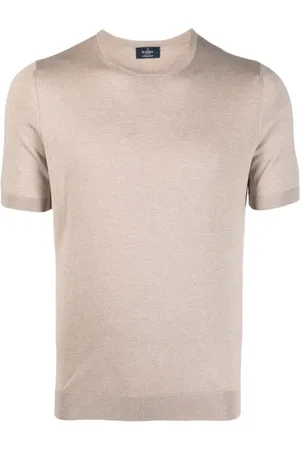 BARBA Top, Herre, , 2XL, Luksus Silke T-shirt Lavet i Italien
