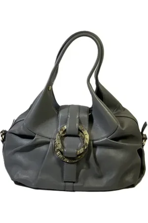 Bvlgari Pre-owned, Dame, Sort, ONE SIZE, Uld, Pre-owned Laeder hndtasker