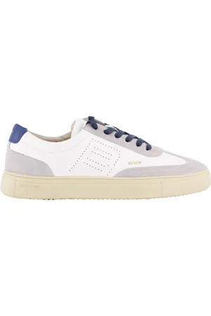 Blackstone Sko, Herre, Hvid, 44 EU, Slate Harper Sneaker Hvid/Blå
