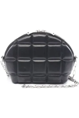 Bottega Veneta Pre-owned, Dame, Sort, ONE SIZE, Uld, Pre-owned Laeder skuldertasker
