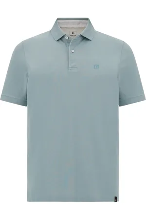 Boggi Milano Top, Herre, Grøn, M, Bomuld, Bomuld Piqué Polo Skjorte