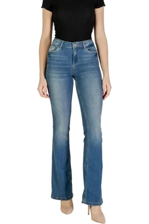Liu Jo Jeans, Dame, Blå, W27, Bomuld, Højtaljede Flare Jeans