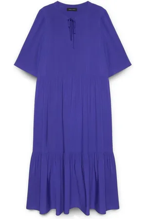 Fiorella rubino Kjole, Dame, Lilla, 6XL, Lang kjole lavet af viskose Lenzing™ Ecovero™