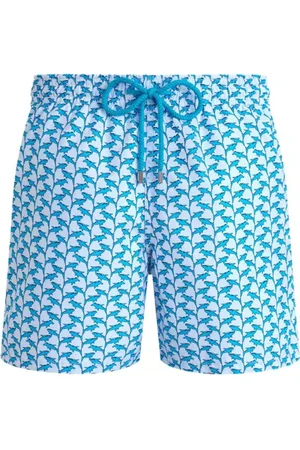 Vilebrequin Badetøj, Herre, Flerfarvet, 2XL, Net Sharks Badeshorts til Mænd